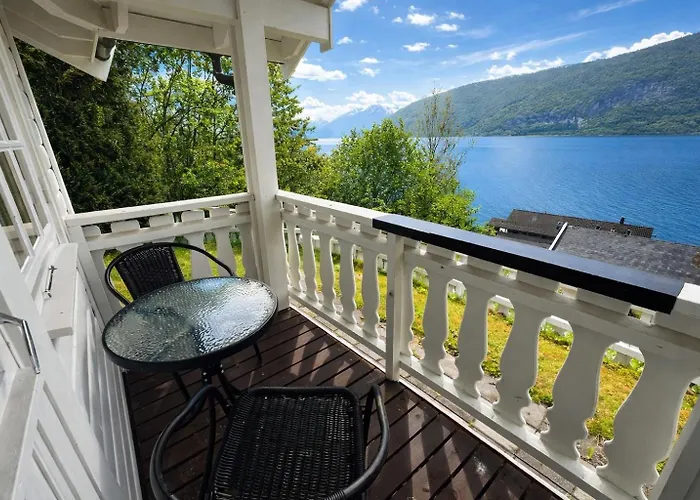度假居 Faleide Panorama Private Fjord View With Large Terrace 史特林